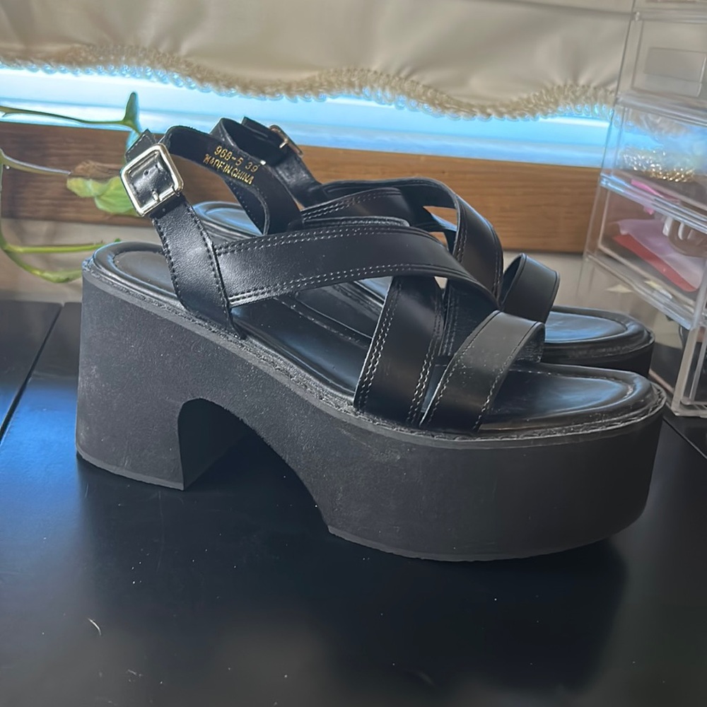 Y2K platform sandals